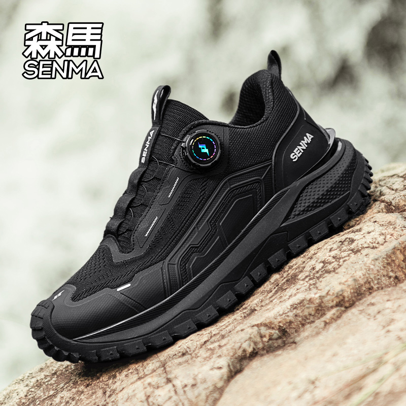森马男鞋2025新款冬季防滑耐磨老爹鞋男士户外休闲徒步登山运动鞋主图