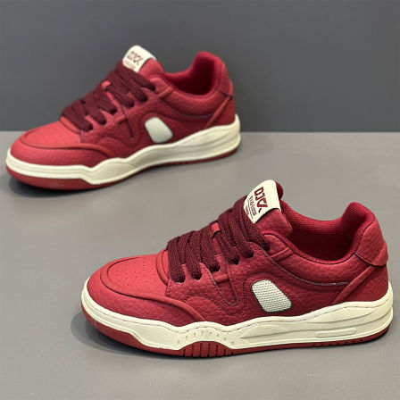 男鞋2025新款秋冬季保暖加绒鞋轻便软底休闲鞋欧洲站真皮运动板鞋