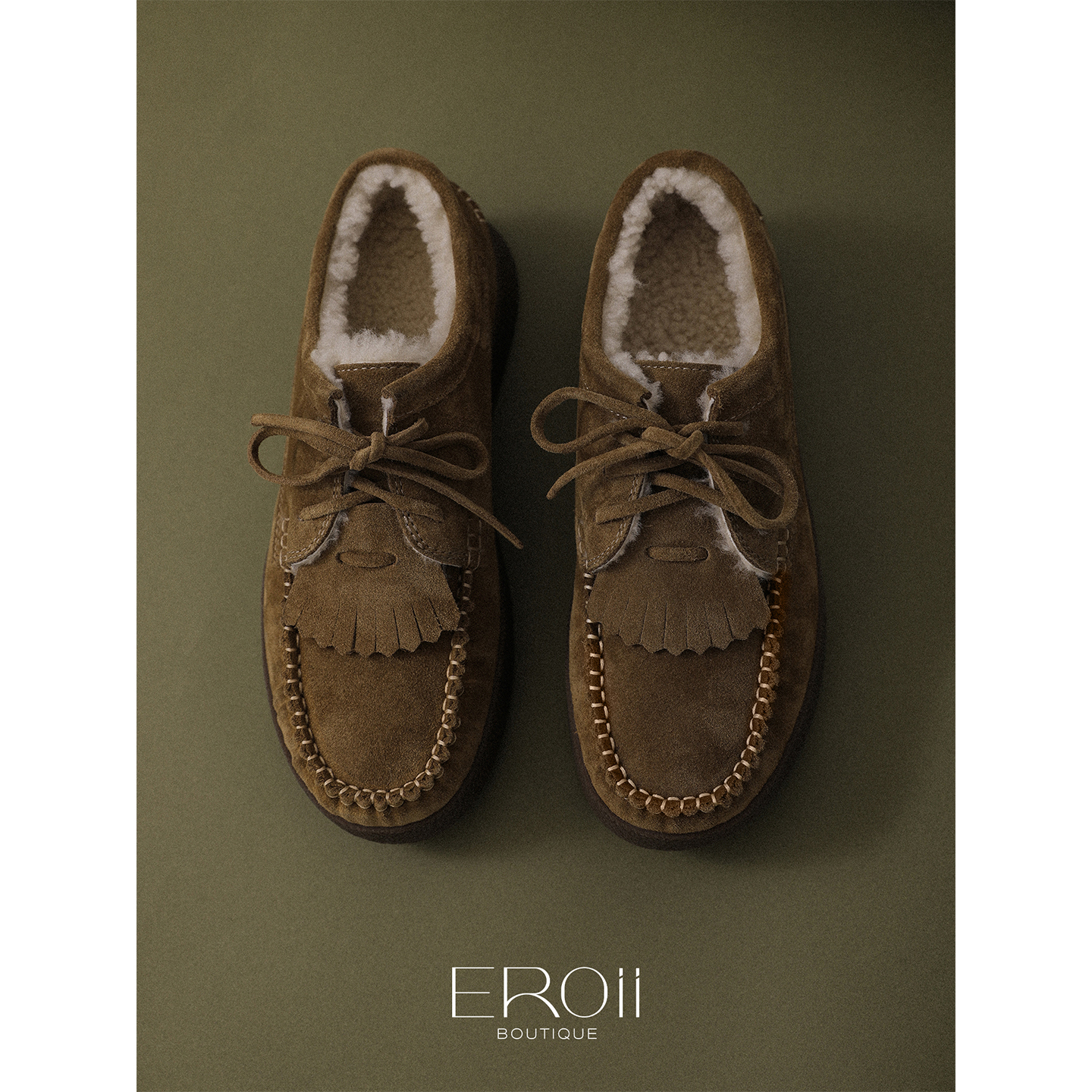 邹雪糕EROii【红薯问爆秋冬断货王】超舒适好穿本期必冲麂皮鞋子主图