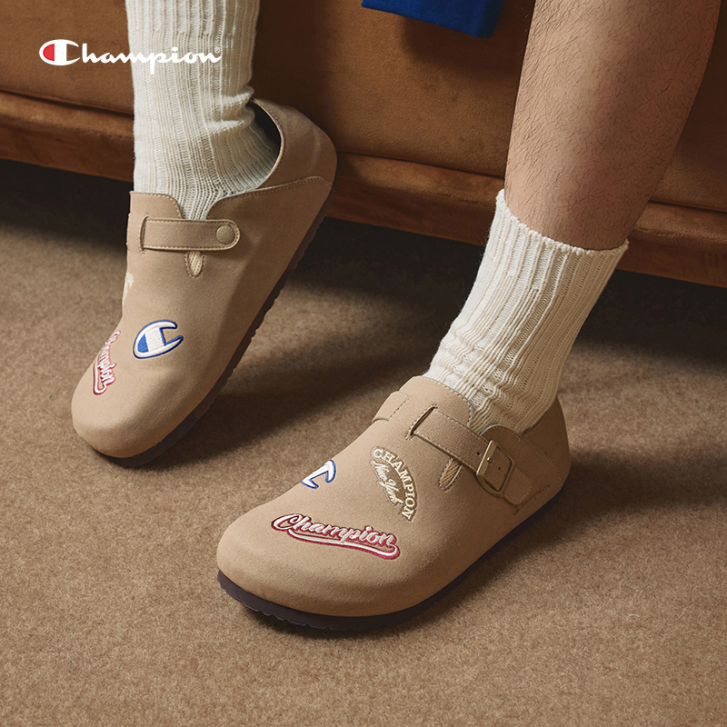 【抢现货！k姐双11】Champion冠军包跟勃肯鞋女26秋冬加绒鞋子男主图