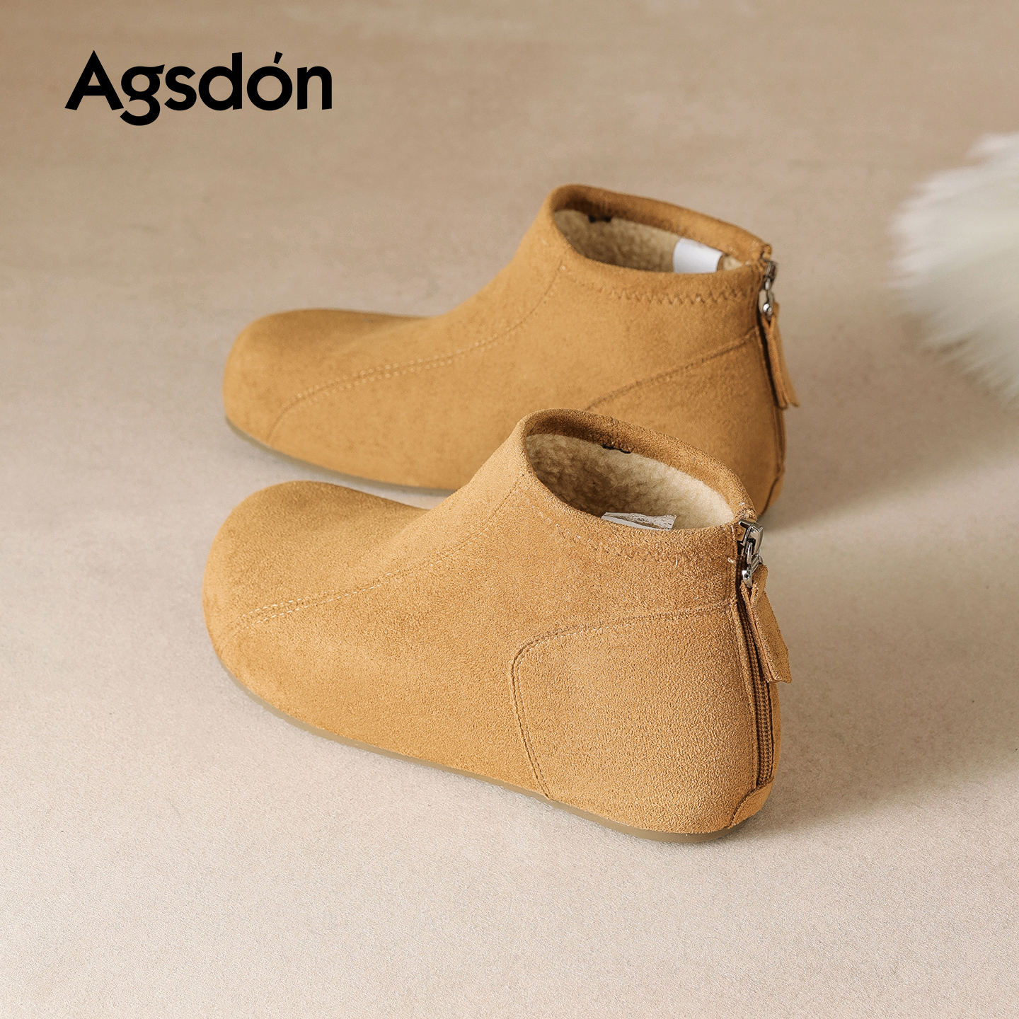 小土豆勃肯鞋雪地靴女2025新款冬季棕色加绒短靴增高东北棉鞋子爆主图