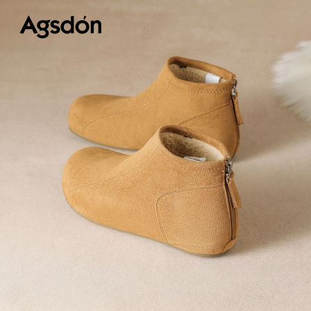 小土豆勃肯鞋雪地靴女2025新款冬季棕色加绒短靴增高东北棉鞋子爆