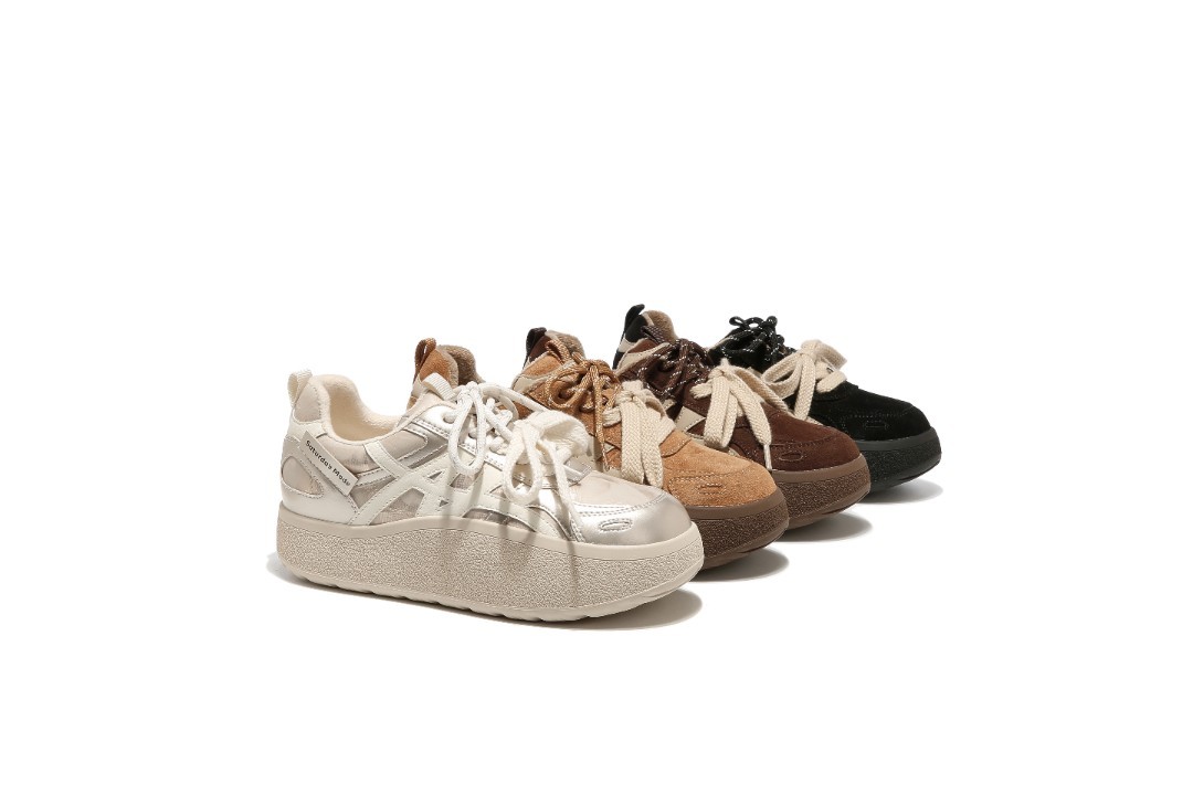 2025冬季新款增高加绒加厚时尚休闲德训鞋女S0K主图