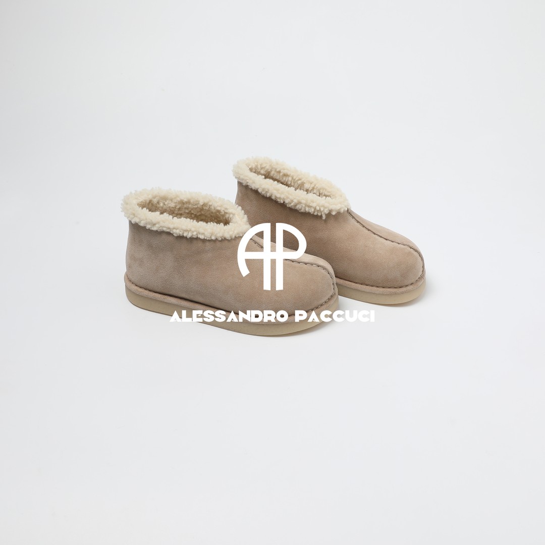 AP洛哥54128XX【太奶靴】高丝光牛反毛+羊毛温暖内增高雪地靴高帮鞋主图