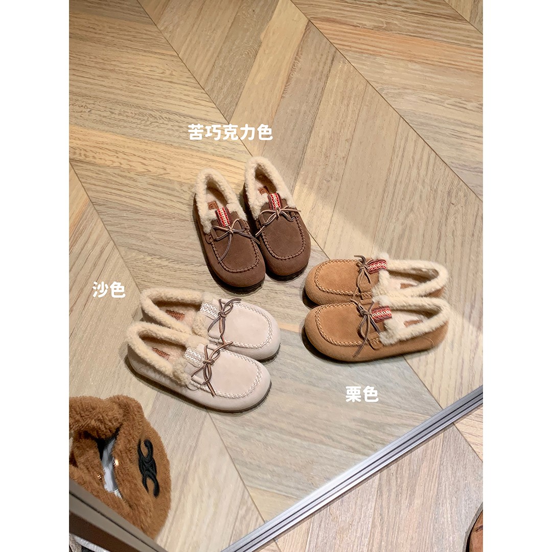 【苏茵茵sheii】防水防污蝴蝶结羊毛勃肯单鞋女棉鞋雪地靴E5324002主图