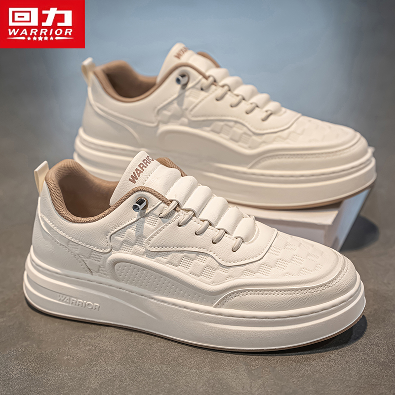 回力男鞋秋冬季2025新款男士休闲板鞋百搭厚底高级感运动小白鞋子主图