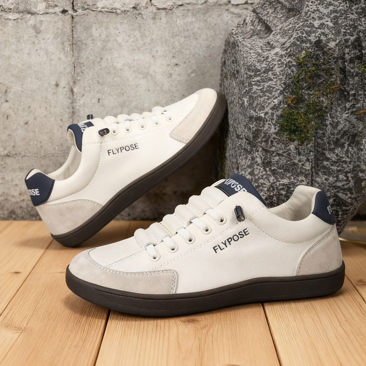 宽头男鞋一脚蹬免系带德训鞋男女款牛筋底轻便软底大头运动休闲鞋主图