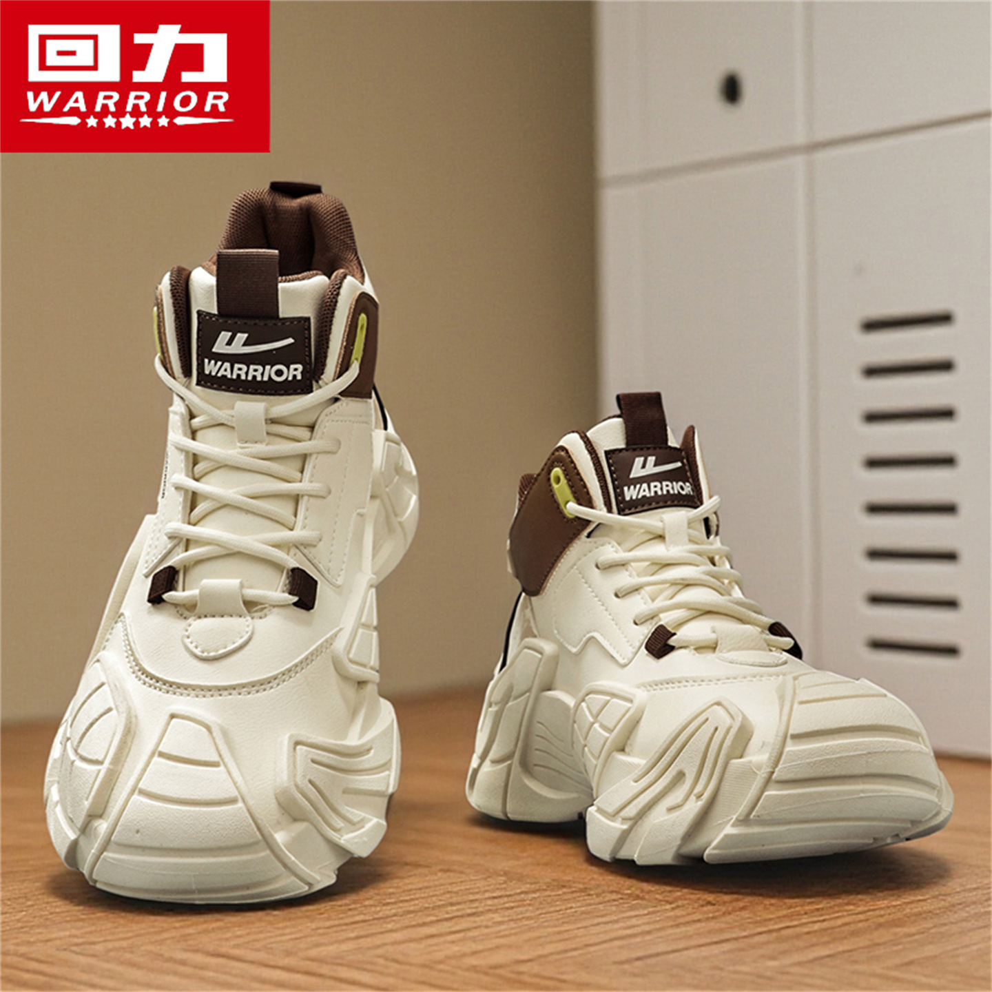 回力马丁靴男款冬季高帮户外运动登山劳保工装鞋加绒加厚保暖棉鞋主图