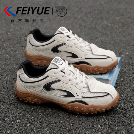 feiyue/飞跃男鞋德训鞋2025冬季新款爆款潮流户外休闲运动赛车鞋