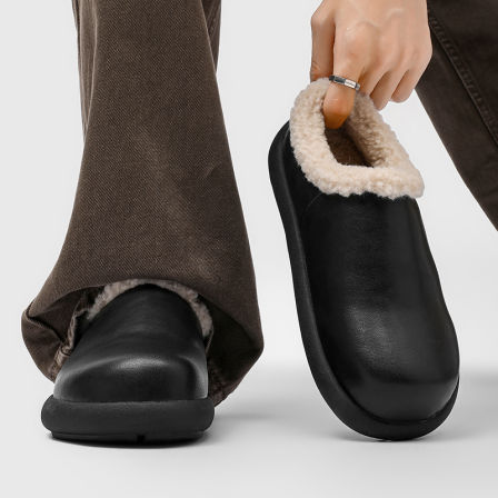 黑色防水冬季新款小土豆勃肯鞋男包头博肯棉鞋户外保暖大码雪地靴