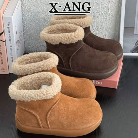 【小围脖】【带运费险】老牛大土豆全新升级2025冬季氛围感雪地靴a