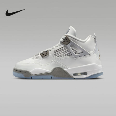 Nike耐克男女大童鞋AIR JORDAN 4运动鞋训练高帮篮球鞋HV4401-014