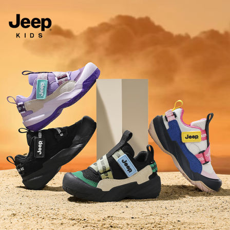 jeep永动机户外鞋~儿童运动鞋子休闲软底跑步鞋25AWA0975