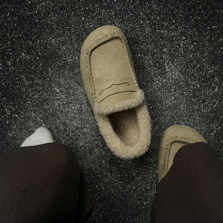 雪地靴男士2025冬季新款加绒加厚棉鞋勃肯鞋复古慵懒老钱风休闲鞋