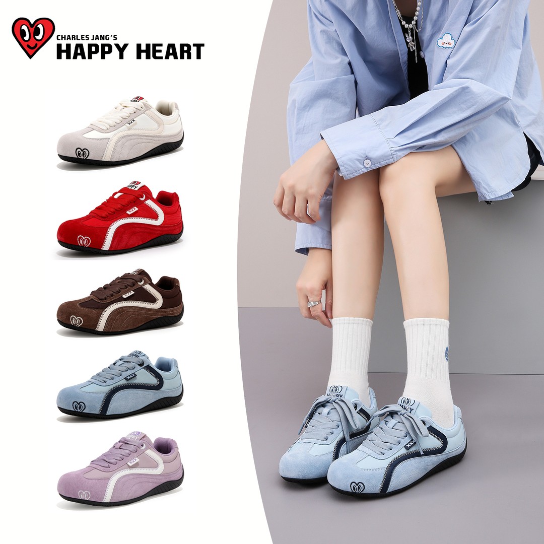 查尔斯桃心女鞋早秋新款赛车鞋透气百搭ins网红浪漫琥珀流光主图