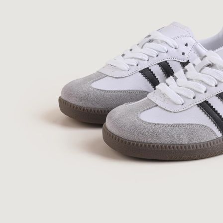 素陌经典款德训鞋女透气休闲运动板鞋真皮阿甘鞋夏季百搭平底5998