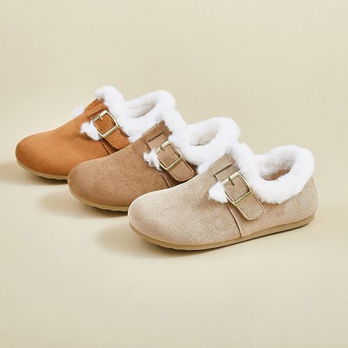 【ABCIN】冬季保暖加绒勃肯雪地靴毛毛鞋复古百搭一脚蹬H2602主图