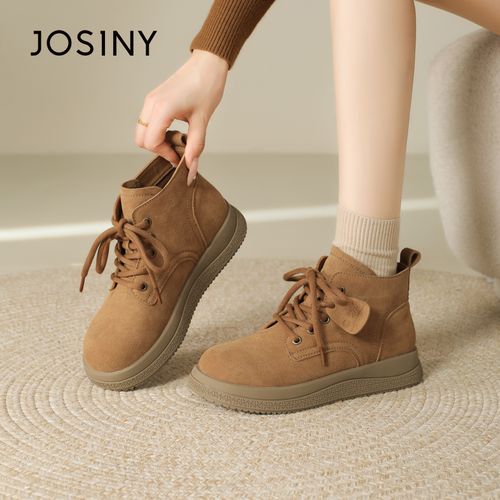 卓诗尼复古勃肯靴女2025秋季新款超好看爆款马丁靴超火配大衣短靴主图