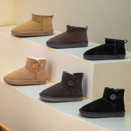 【阿比让】短筒/中筒男女款保暖百搭舒适防滑加绒加厚时尚雪地靴