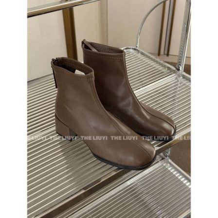【LIUYI】复古粗跟中筒靴2746