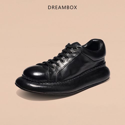 dreambox钧博vibram新款厚底增高小众潮流休闲鞋马皮舒适百搭男鞋主图