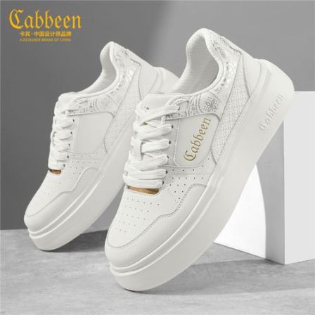 卡宾正品爆款增高厚底小白鞋2026冬季新款休闲鞋男士百搭运动板鞋