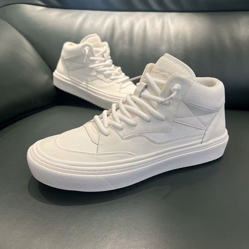 厚底小白鞋休闲防滑耐磨舒适男款休闲运动鞋百搭中帮时尚潮鞋2836主图