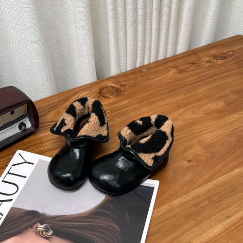 奇诺鼠宝宝鞋两穿加绒加厚保暖冬季大棉时尚软底防滑棉鞋1097m主图