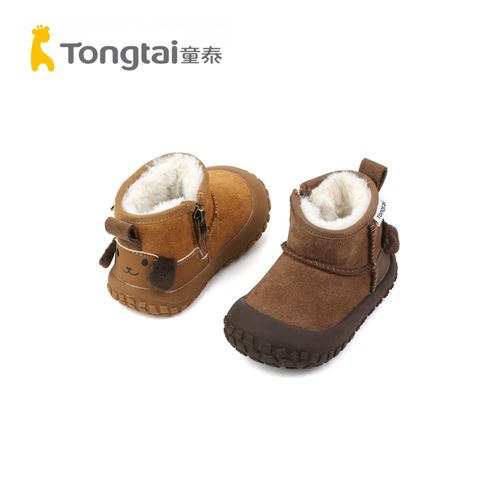 Tongtai/童泰冬季儿童短靴棉靴轻便耐磨防滑男女童休闲靴T5503-16主图