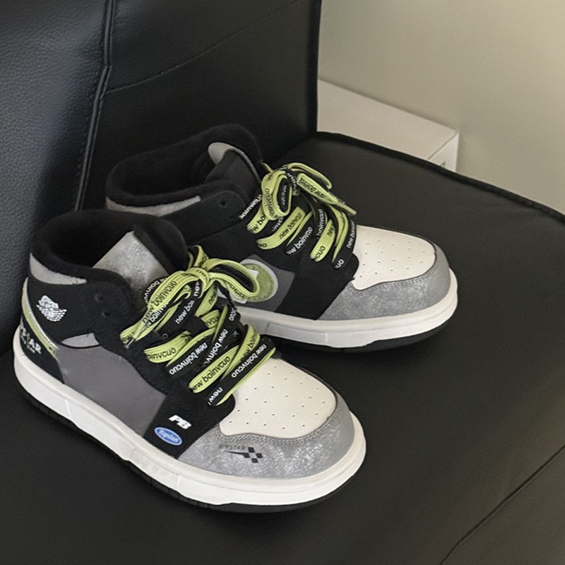 男童加绒运动鞋儿童撞色百搭洋气休闲鞋 501163O9主图