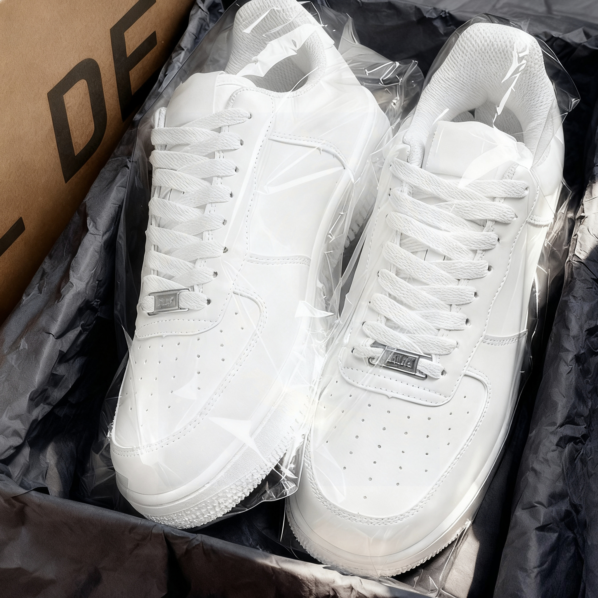 官方空军.一号纯白男鞋AF1莆田aj情侣休闲运动aj1低帮小白板鞋女主图