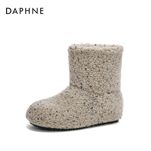 【宋茜代言】达芙妮冬季新款加绒韩系潮流时尚百搭保暖舒适雪地靴主图