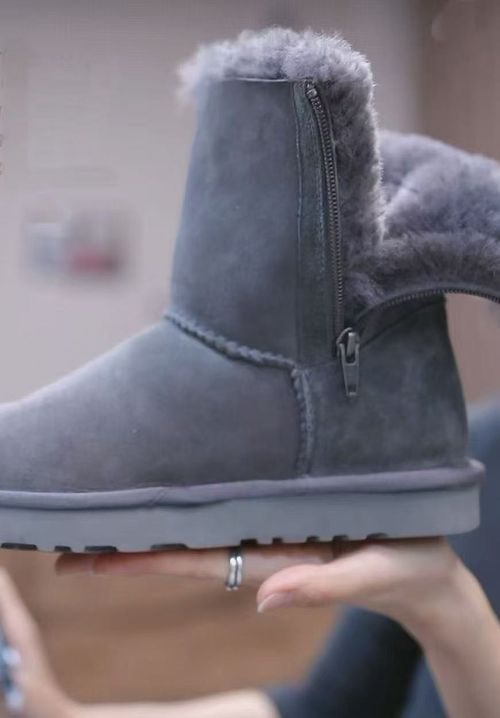 羊皮毛一体雪地靴主图