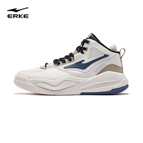 【丹霞3】丨鸿星尔克高帮板鞋秋冬新款厚底增高休闲运动流光风复古主图