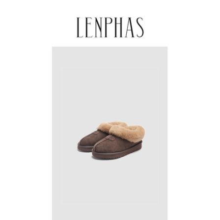  【LENPHAS】毛绒一脚蹬雪地靴