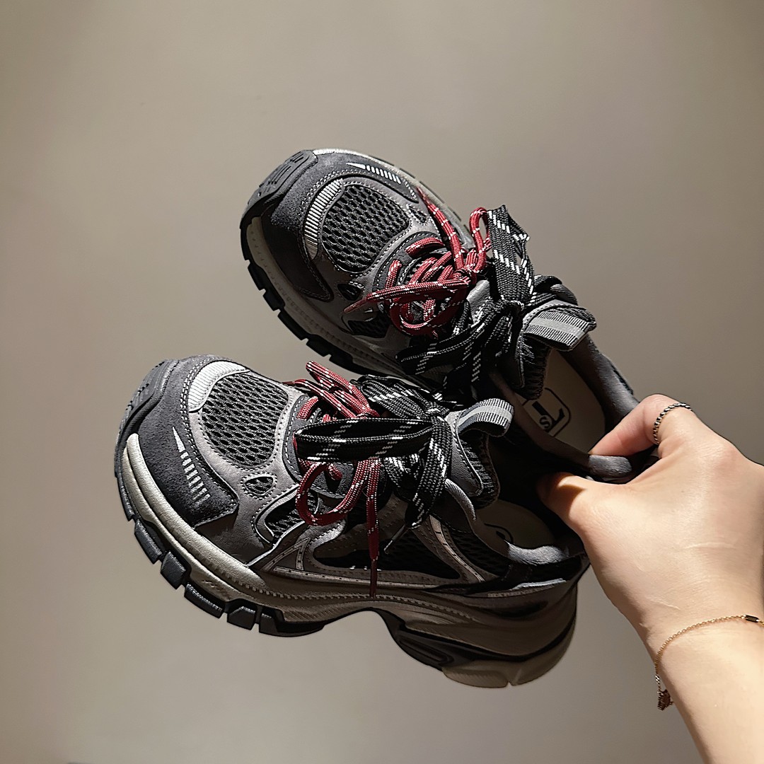 TS休闲鞋2025秋季新款时尚百搭潮流厚底系带老爹鞋【云】MTX57825-X主图