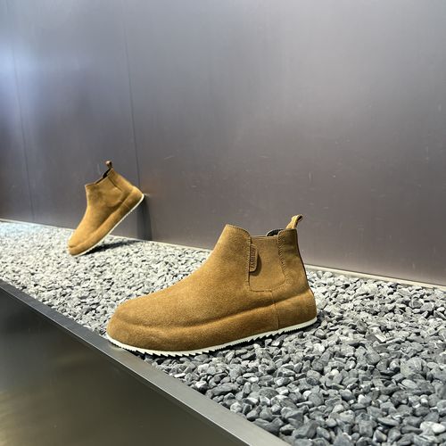 2025广州秋冬新款反毛皮包底一脚蹬超轻舒适青春百搭休闲男款潮鞋主图