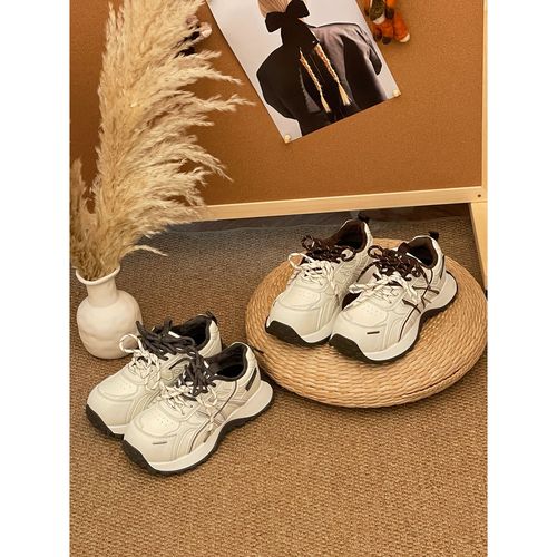 欧货厚底小蛮腰女2025秋冬小蛮腰舒适百搭轻便休闲运动鞋女主图