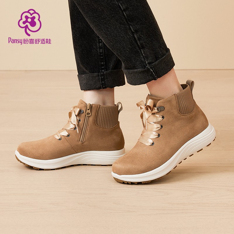 【pansy】盼喜日本马丁靴女英伦风女款爆款新款正品鞋超轻舒适鞋主图