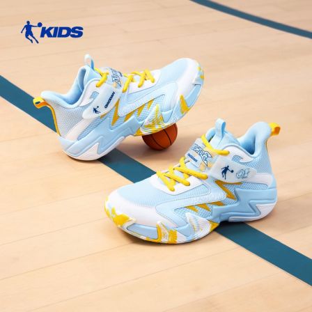 2026中国乔丹儿童男童大童篮球鞋运动鞋春季休闲耐磨高帮训练网面