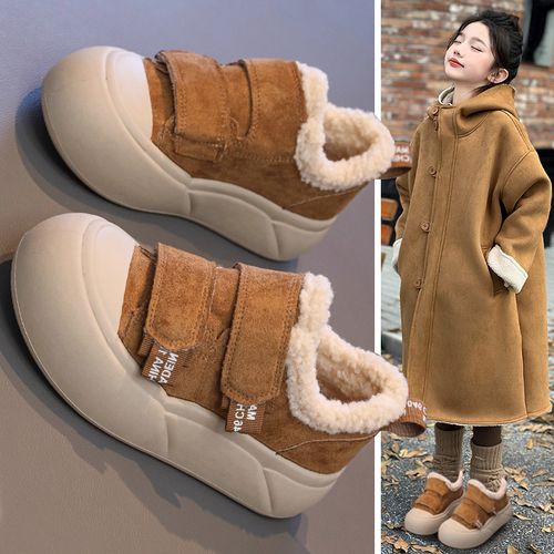 女童鞋子2025冬季新款儿童冬鞋加绒大棉鞋中大童加厚保暖雪地靴潮主图