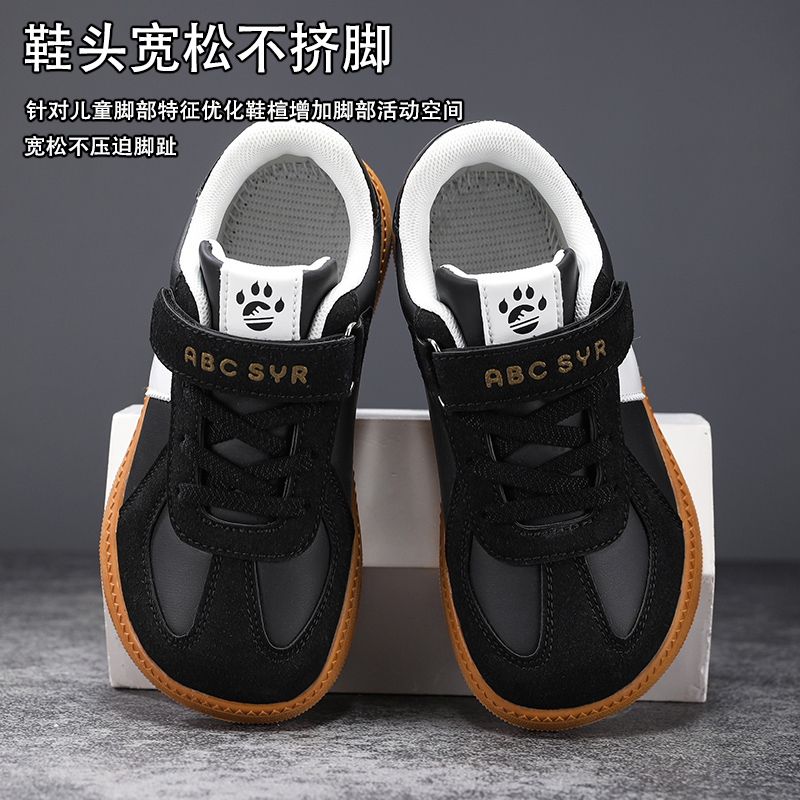 宽楦鞋儿童大头宽鞋拇指外翻专用不挤脚胖脚宽脚小学生加绒运动鞋主图