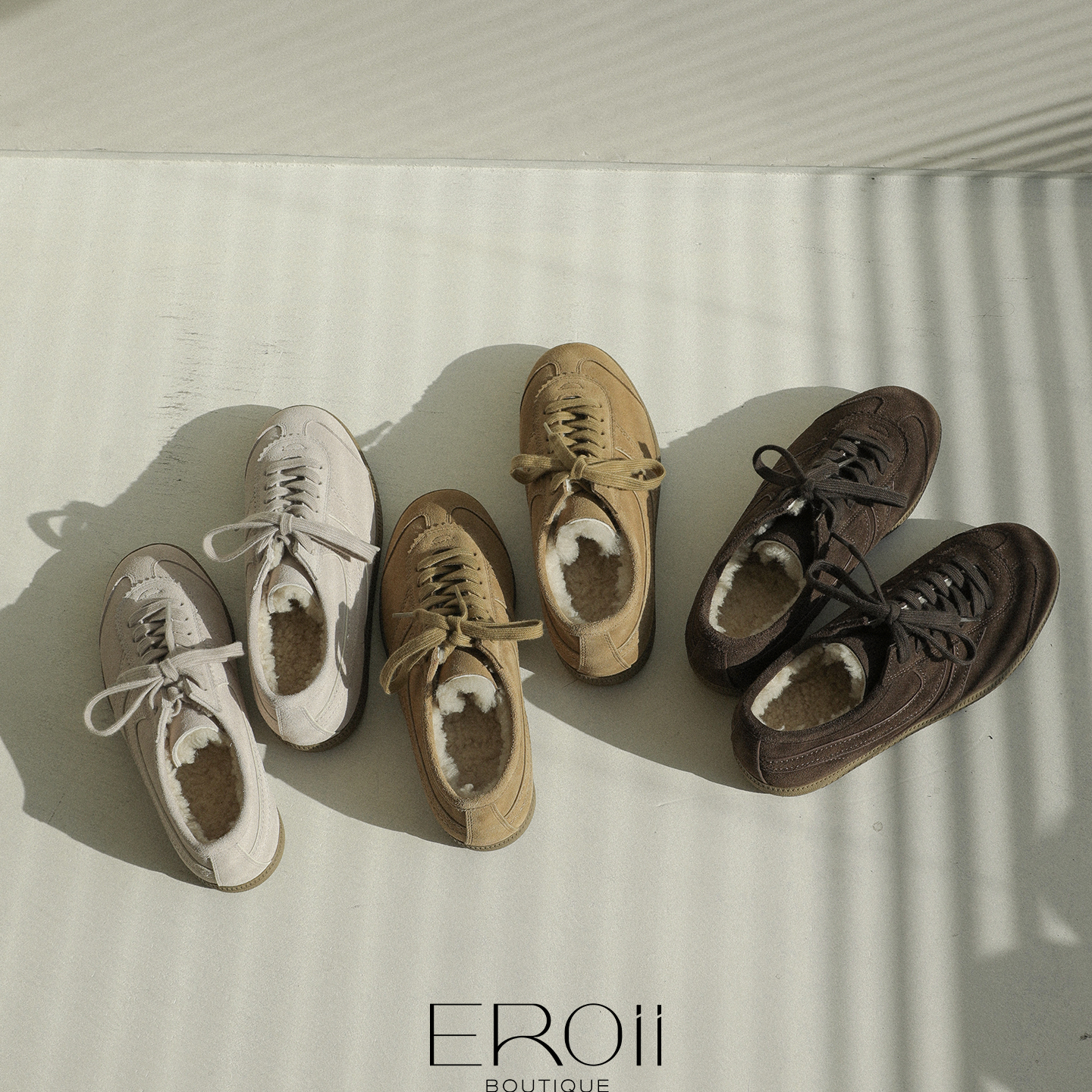 邹雪糕EROii 【百搭选手NO.1】搭配率超高 舒适好穿加绒运动鞋主图