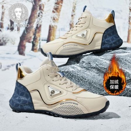 杜莎蕾奴潮鞋时尚棉鞋男鞋减震加绒加厚保暖鞋子男