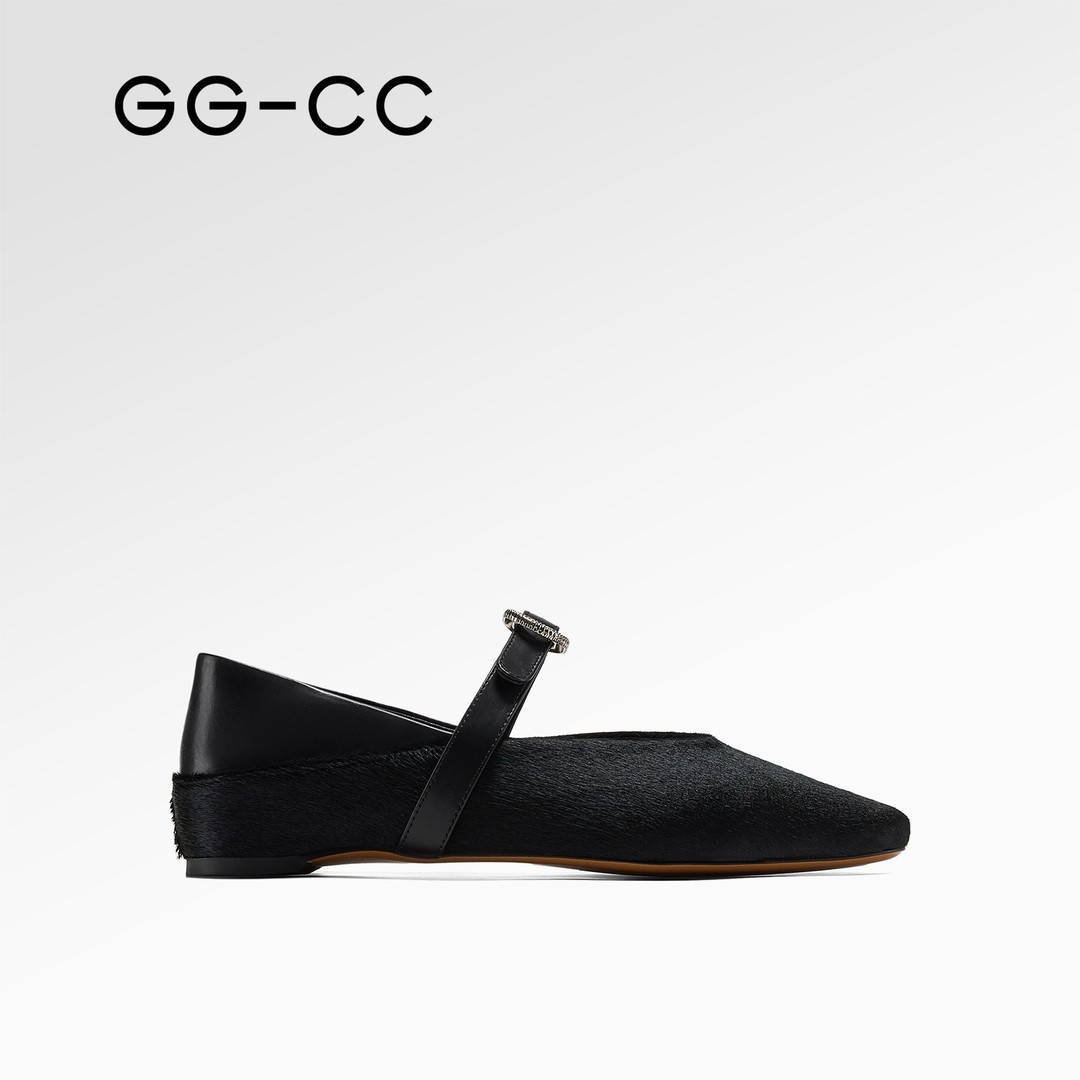 GG-CC【跟高1.5cm】时尚法式芭蕾舞单鞋秋季新款百搭玛丽珍女2251主图