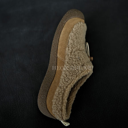 何其丑半拖勃肯鞋女外穿毛毛鞋保暖加绒女鞋舒适丑萌泰迪鞋羊蹄鞋