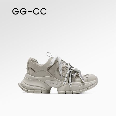 GG-CC【跟高6.5cm】魔闪星球2025秋季厚底老爹鞋女增高休闲鞋4433