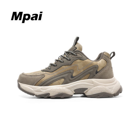 梦牌 时尚潮流老爹鞋复古百搭厚底舒适透气防滑运动休闲鞋男大码