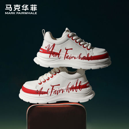 马克华菲赤壁鞋子男鞋2025新款潮流厚底增高鞋男高级感男士休闲鞋