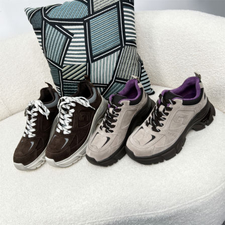 台湾版！闭眼收~内加绒休闲老爹鞋 减龄时尚 招牌暖牛皮运动鞋